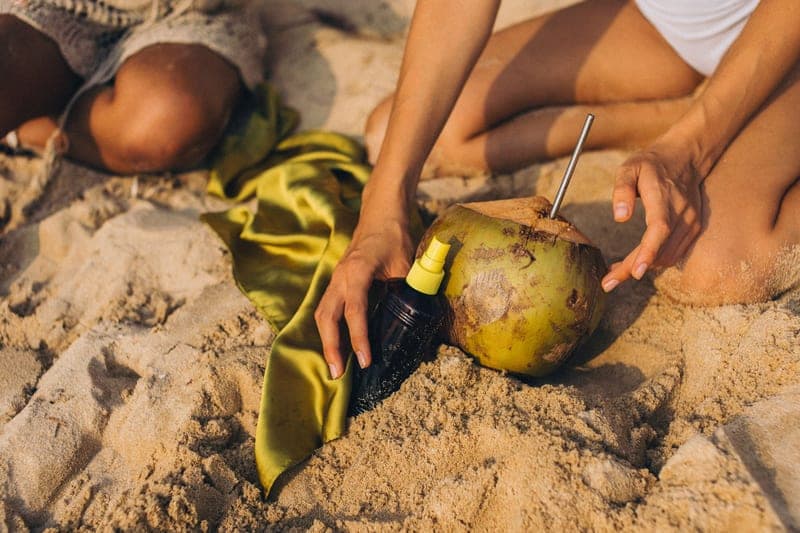 Plastic-free mineral sunscreen stick in a paper tube