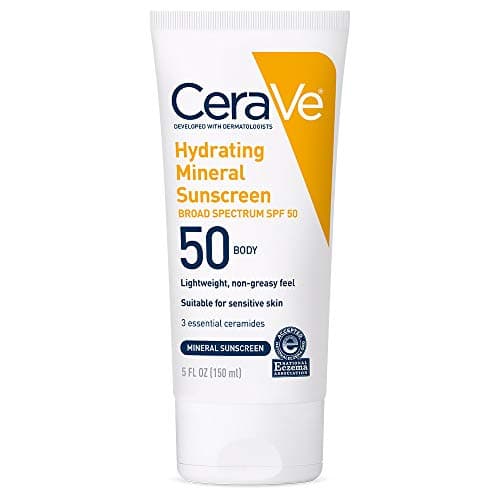 CeraVe Hydrating Mineral Sunscreen SPF 50 Body